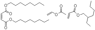 CAS#: 25280-35-7, 2-Butenedioic Acid (Z)-, Dioctyl Ester, Polymer With Ethenyl Acetate And 2-Ethylhexyl 2-Propenoate