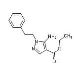 CAS 登录号：252903-25-6， 乙基5-氨基-1-(2-苯基乙基)吡唑-4-羧酸酯