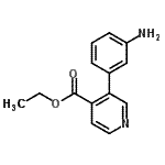 CAS 登录号：252921-31-6， 乙基3-(3-氨基苯基)异烟酸酯