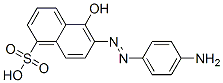 CAS 登录号：25305-93-5， 6-[(4-氨基苯基)偶氮]-5-羟基萘-1-磺酸
