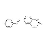 CAS#: 253124-08-2, 2-Propyl-4-[(E)-4-Pyridinyldiazenyl]Phenol