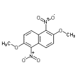 CAS#: 25314-97-0, 2,6-Dimethoxy-1,5-Dinitronaphthalene
