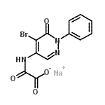 CAS#: 25316-56-7, Sodium 2-[(5-Bromo-6-Oxo-1-Phenyl-Pyridazin-4-Yl)Amino]-2-Oxo-Acetate