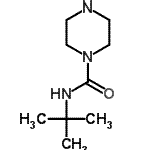 CAS#: 253175-42-7, N-(2-Methyl-2-Propanyl)-1-Piperazinecarboxamide