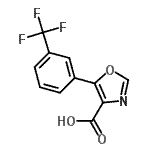 CAS 登录号：253315-30-9， 5-[3-(三氟甲基)苯基]-1,3-恶唑-4-羧酸