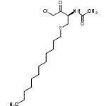 CAS 登录号：253589-60-5， N-[(2R)-4-氯-1-(十二烷基硫基)-3-氧代-2-丁烷基]乙酰胺