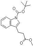 CAS#: 253605-13-9, 2-Methyl-2-Propanyl 3-(3-Methoxy-3-Oxopropyl)-1H-Indole-1-Carboxylate
