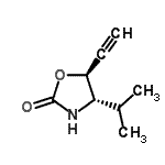 CAS#: 253676-23-2, (4S,5S)-5-Ethynyl-4-Isopropyl-1,3-Oxazolidin-2-One