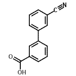 CAS#: 253678-93-2, 3'-Cyano-3-Biphenylcarboxylic Acid