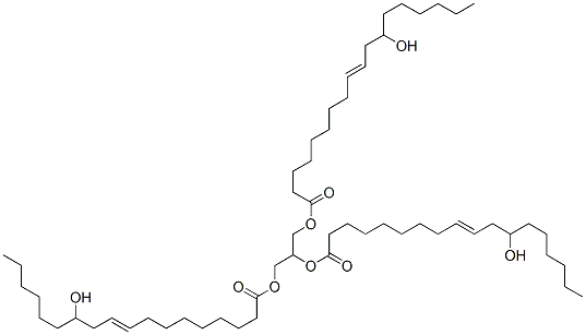 CAS#: 2540-54-7, 2,3-Bis[[(E)-12-Hydroxyoctadec-9-Enoyl]Oxy]Propyl (E)-12-Hydroxyoctadec-9-Enoate