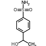 CAS 登录号：25426-54-4， 4-(1-羟基乙基)苯磺酰胺