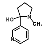 CAS#: 25429-24-7, 1-Methyl-2-(3-Pyridinyl)-2-Pyrrolidinol
