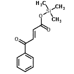 CAS 登录号：25432-36-4， 三甲基硅烷基(2E)-4-氧代-4-苯基-2-丁烯酸酯