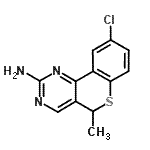 CAS#: 254429-65-7, 9-Chloro-5-Methyl-5H-Thiochromeno[4,3-d]Pyrimidin-2-Amine