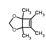 CAS 登录号：25467-13-4， 1,5,6,7-四甲基-2,4-二氧杂双环[3.2.0]庚-6-烯