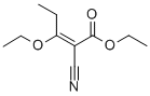 CAS 登录号：25468-53-5， 2-氰基-3-乙氧基-2-戊烯酸乙酯
