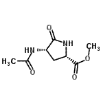 CAS 登录号：254909-26-7， 甲基(4S)-4-乙酰氨基-5-氧代-L-脯氨酸酯