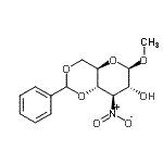 CAS#: 25541-57-5, Methyl 4,6-O-Benzylidene-3-Deoxy-3-Nitro-beta-D-Glucopyranoside