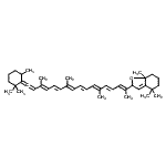 CAS#: 25548-02-1, 4,4,7A-Trimethyl-2-[(1E,3E,5E,7E,9E,11E,13E)-1,5,10,14-Tetramethyl-16-(2,2,6-Trimethylcyclohexylidene)Hexadeca-1,3,5,7,9,11,13,15-Octaenyl]-2,5,6,7-Tetrahydrobenzofuran