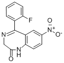 CAS#: 2558-30-7, 5-(3-Fluorophenyl)-7-Nitro-1,3-Dihydro-1,4-Benzodiazepin-2-One