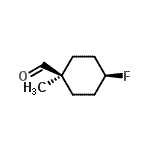 CAS#: 255852-21-2, cis-4-Fluoro-1-Methylcyclohexanecarbaldehyde
