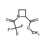 CAS 登录号：255882-70-3， 甲基1-(三氟乙酰基)-2-吖丁啶羧酸酯