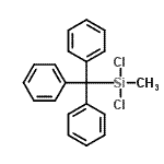 CAS 登录号：256343-28-9， 二氯(甲基)三苯甲基硅烷