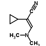 CAS 登录号：256376-57-5， (2E)-2-环丙基-3-(二甲基氨基)丙烯腈