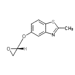 CAS#: 256420-60-7, 2-Methyl-5-[[(2S)-Oxiran-2-Yl]Methoxy]-1,3-Benzothiazole