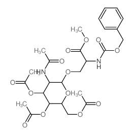 CAS#: 25644-83-1, O-[3,4,6-Tri-O-acetyl-2-(Acetylamino)-2-Deoxy-beta-D-Glucopyranosyl]-N-[(Phenylmethoxy)Carbonyl]-L-Serine Methyl Ester