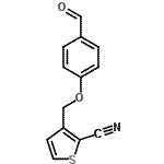 CAS#: 256471-05-3, 3-[(4-Formylphenoxy)Methyl]-2-Thiophenecarbonitrile