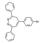 CAS 登录号：25649-74-5， 5-(4-溴苯基)-3,7-二苯基-4H-1,2-二氮杂卓