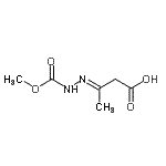 CAS#: 256663-93-1, (3E)-3-[(Methoxycarbonyl)Hydrazono]Butanoic Acid