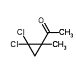 CAS 登录号：2568-72-1， 1-(2,2-二氯-1-甲基环丙基)乙酮