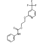 CAS#: 257284-79-0, 2-{[4-(Trifluoromethyl)-2-Pyridinyl]Oxy}Ethyl Phenylcarbamate