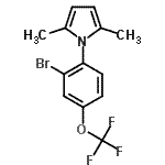 CAS#: 257285-02-2, 1-[2-Bromo-4-(Trifluoromethoxy)Phenyl]-2,5-Dimethyl-1H-Pyrrole