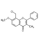 CAS#: 25782-05-2, 8-(Chloromethyl)-7-Methoxy-3-Methyl-2-Phenyl-4H-Chromen-4-One
