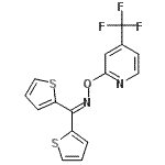 CAS#: 257862-91-2, 1,1-Di(2-Thienyl)-N-{[4-(Trifluoromethyl)-2-Pyridinyl]Oxy}Methanimine