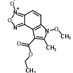 CAS#: 257869-86-6, Ethyl 6-Methoxy-7-Methyl-6H-[1,2,5]Oxadiazolo[3,4-e]Indole-8-Carboxylate 3-Oxide