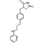 CAS#: 257892-31-2, 5-{4-[2-(2-Pyridinylamino)Ethoxy]Benzyl}-1,3-Thiazolidine-2,4-Dione