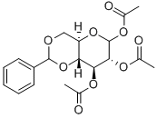 CAS 登录号：257925-66-9， 4,6-O-(苯基亚甲基)-D-吡喃葡萄糖三乙酸酯