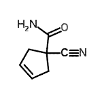 CAS#: 258264-02-7, 1-Cyano-3-Cyclopentene-1-Carboxamide