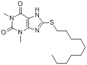 CAS#: 25837-29-0, 8-(Decylthio)Theophyline