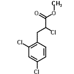 CAS 登录号：259132-21-3， 甲基2-氯-3-(2,4-二氯苯基)丙酸酯