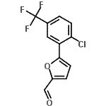 CAS#: 259196-40-2, 5-[2-Chloro-5-(Trifluoromethyl)Phenyl]-2-Furaldehyde