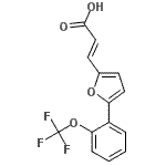 CAS#: 259196-57-1, (2E)-3-{5-[2-(Trifluoromethoxy)Phenyl]-2-Furyl}Acrylic Acid