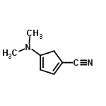 CAS 登录号：259198-54-4， 4-(二甲基氨基)-1,3-环戊二烯-1-甲腈