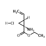 CAS#: 259214-54-5, Ethyl (1R,2S)-1-Amino-2-Vinyl-Cyclopropanecarboxylate Hydrochloride