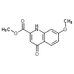 CAS 登录号：259214-73-8， 甲基4-羟基-7-甲氧基-2-喹啉羧酸酯