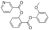 CAS 登录号：25923-90-4， 2-[(2-甲氧基苯氧基)羰基]苯基烟酸酯